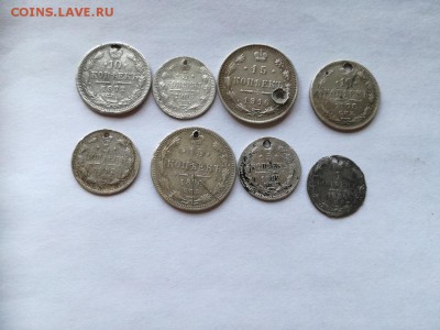 8 серебрянных монет 1838-1916 с монисто до 02.06.2019 - 8сер - копия