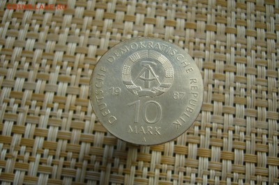 10 марок 1987 ГДР - 750 берлину - UNC - 03-06-19 - 23-10 мск - P2120035.JPG
