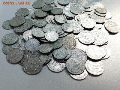 Билоны 1922-1925 гг 140 штук 10к-15к-20к до 06.06.2019г - 4