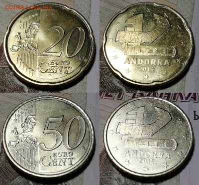 Андорра-погодовка евро 2014 года - Андорра 2014 20+50