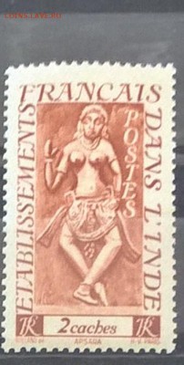 Колонии Фр Индия 1948 1м **2к до 03 06 - 137