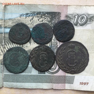 Сибирская мелочь 1768-1776 гг. (полушки, денги, копейка) - tSa-GrRcDHM