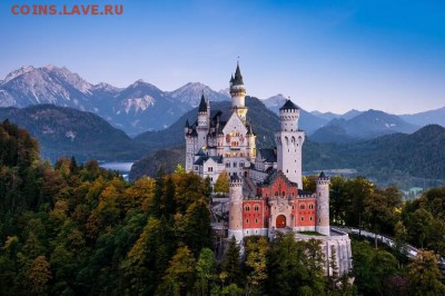 Коллекционные монеты форумчан , Кайзеррейх 1871-1918 (2,3,5) - acj-0805-neuschwanstein-Castle-10