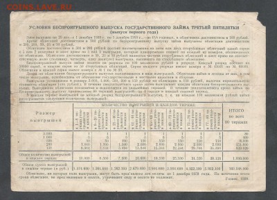 облигация 25 р 1938 г - 25 р 1936 г 2