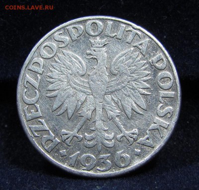 2 злоты 1936г. Парусник - IMG_7267.JPG