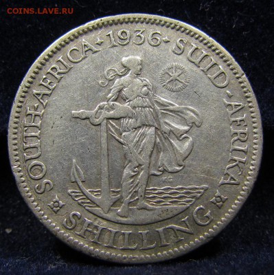 Южная Африка ЮАР 1 шиллинг 1936г. - Ин-11.2.JPG