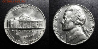 МОНЕТЫ МИРА 05-19 - США – 5 центов (1970 D)