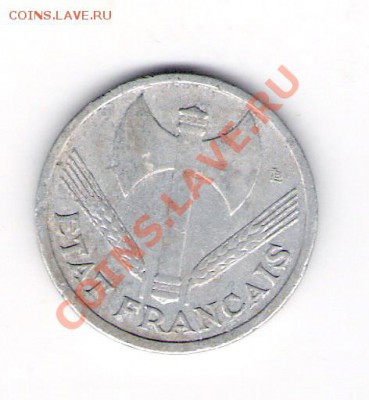 1 франк Франция 1943, до 06.07.2011 22-00 мск. - сканирование0556