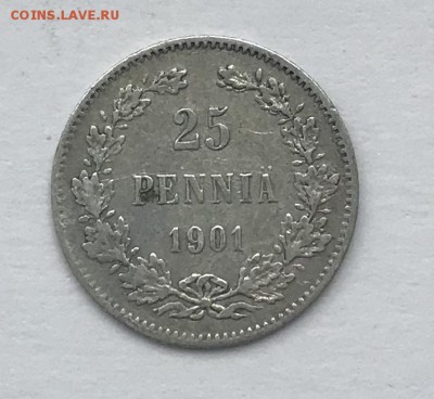 25 пенни 1901 г До 6.06.2019 22.00 по МСК - F31C1950-141C-4D57-9A5D-104CA75F864F