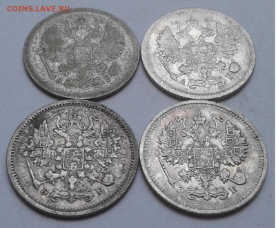 10коп. 4шт. СПБ. 1904-1910гг. до 09.06.19г. 22:00 - 20190603_130131