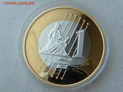 1 пробный евро 2003 года Венгрии - 963db1724c5a8b4249b730d8a48c