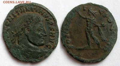 Две римские монеты,  уточнение атрибуции - Rim_Constantine_I_Soli_Invict