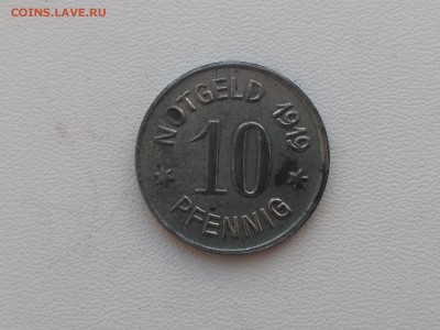 Бинген-на-Рейне,10 пфеннигов 1919г(нотгельд)до 5.06.2019г - IMG_20190603_182532