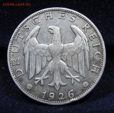 Германия 1 рейхсмарка 1926 А с 200р. до 6.06 в 22:00 мск - IMG_7282.JPG