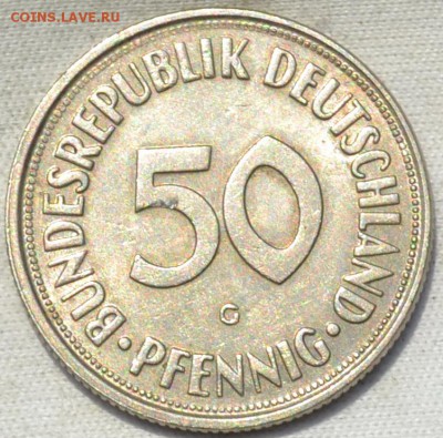 ФРГ 50 пфенниг 1950 G. 06. 06. 2019. в 22 - 00. - DSC_0140