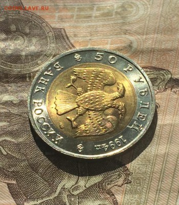50 рублей 1994г. Кр.Книга. Сапсан. Шт.блеск до 06.06.19 - IMG_2232.JPG