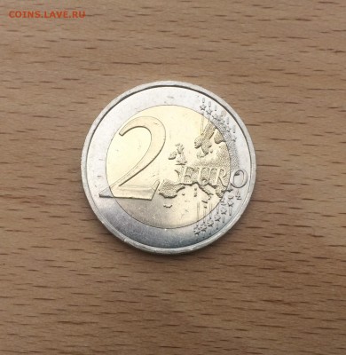 биметалл 2 евро Франция 2012 10 лет Евро - IMG_7424.JPG