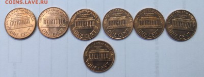 США 1 цент 1959-1964, 1968 двор D (7 штук) до 06.06 в 22.00 - 486FE7F2-6416-487F-8489-801237CD1DD5