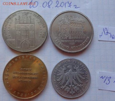 Жетоны : немецкие  4 шт   до 10.6  в 21-30 мск - DSC02039.JPG