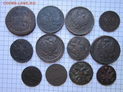12 медных монет Российской Империи. до 06.06.19г. 22:00 - 12м2.JPG