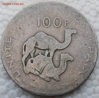 Джибути 100 франков 1977 до 10.06.19 - 5