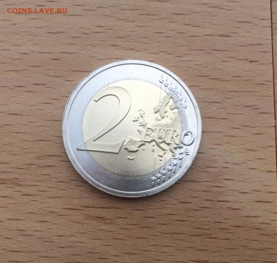 биметалл 2 евро Латвия 2018 Государства Балтии - IMG_7541.JPG