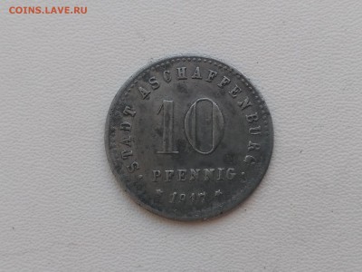 Aschaffenburg,10 пфеннигов 1917г(нотгельд)до 7.06.2019г - IMG_20190603_182749