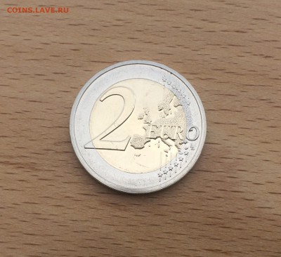биметалл 2 евро Мальта 2015 30 лет Флагу ЕС UNC - IMG_7602.JPG