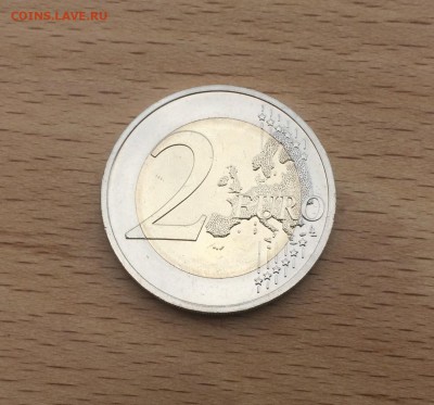 биметалл 2 евро Латвия 2014 UNC - IMG_7618.JPG