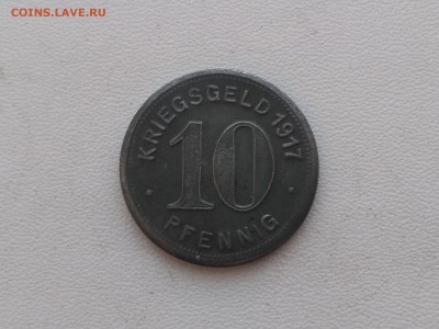 ELBERFELD,10 пфеннигов 1917г(нотгельд)до 7.06.2019г - IMG_20190603_183141