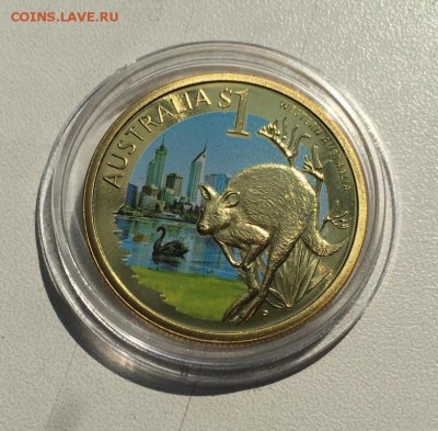 Австралия 1$ доллар 2009 Кенгуру Штат Западная Австралия - avstralija_1_dollar_2009_kenguru_shtat_zapadnaja_avstralija_zhivotnye_fauna_emal (2)