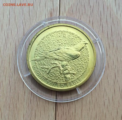 Австралия 1$ доллар 2008 Клинохвостый орёл Животные Фауна - avstralija_1_dollar_2008_klinokhvostyj_orel_zhivotnye_fauna_pticy