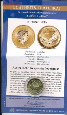 Австралия 1$ доллар 2008 Летучая мышь Животные Фауна - avstralija_1_dollar_2008_letuchaja_mysh_zhivotnye_fauna (2)