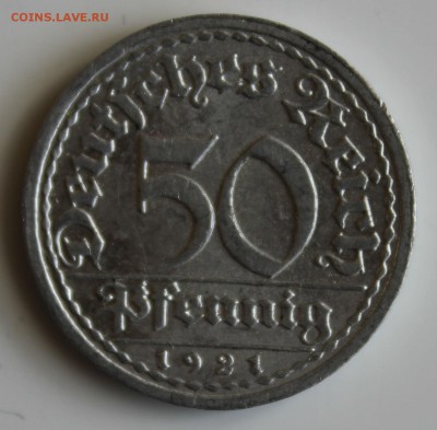 С РУБ. ГЕРМАНИЯ 50 пфеннигов 1921г. до 11.06 в 22-00 - IMG_6959.JPG