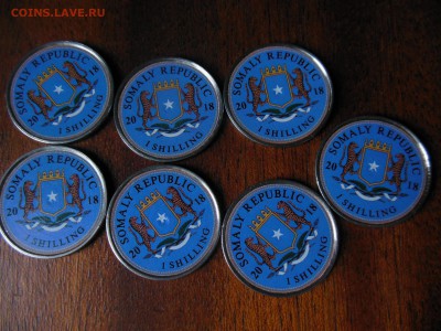 набор№2 цветных монет сомали автомобили 7шт. - DSCN0873.JPG