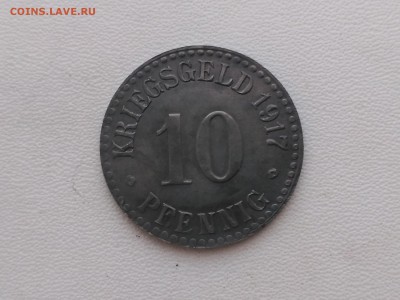 CASSEL,10 пфеннигов 1917г(нотгельд)до 9.06.2019г - IMG_20190603_190427
