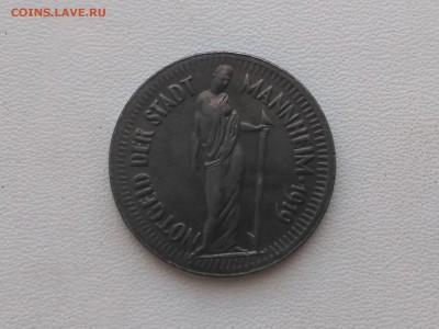 Mannheim Baden,25 пфеннигов 1919г(нотгельд)до 9.06.2019г - IMG_20190603_190532