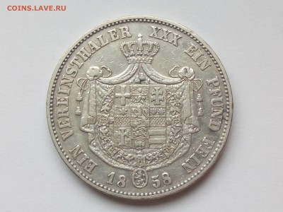 Германия 1 Талер 1858 год Friedrich Wilhelm I - IMG_20190511_123559