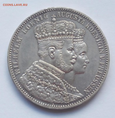 1 талер 1861 года Пруссия - IMG_20190401_143416