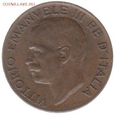 Италия 5 чентезими 1925 до 12.06 в 22.00 по мск - 100-1