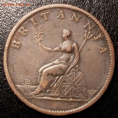 Великобритания half penny 1806, прошу оценить - 20190606_224345