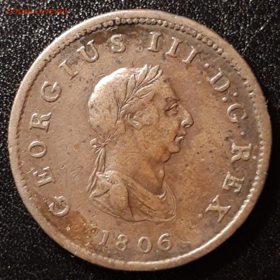 Великобритания half penny 1806, прошу оценить - 20190606_224422