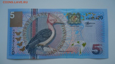 СУРИНАМ 5 ГУЛЬДЕНОВ 2000 UNC - DSC05861.JPG