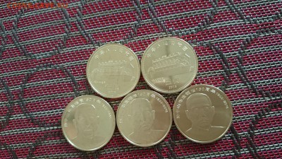 ФИКС = Китай 5 юаней  2001 - 2016.   UNC - Сунь Ятсен мн