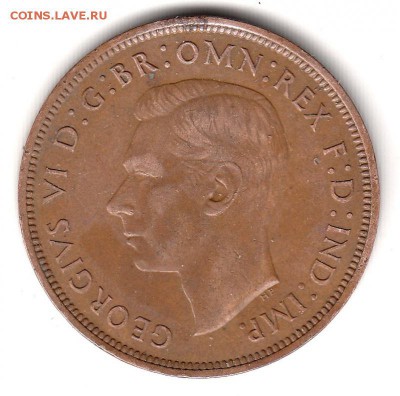 Англия 1 пенни 1937 до 12.06 в 22.00 по мск - 76-2