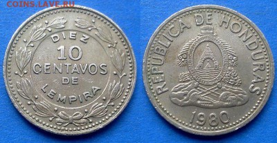 Гондурас - 10 сентаво 1980 года до 14.06 - Гондурас 10 сентаво 1980