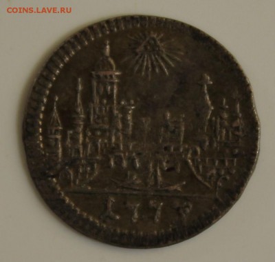 ФРАНКФУРТ 1 крейцер 1773г.ПАНОРАМА ГОРОДА до 15.06 - IMG_7848.JPG