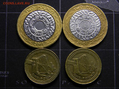 Великобритания 2 фунта 2011, фальшивая или брак? - DSCN3766.JPG