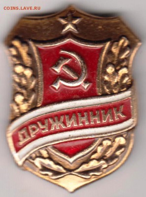 Знак ДРУЖИННИК до 16.06.19 г. в 23.00 - 008
