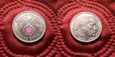 Германия. 5 рейхсмарок 1936 г. А. Гинденбург. До 13.06.19. - 20190609_213857